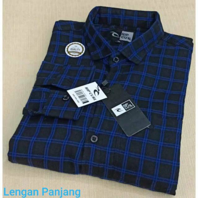 Kemeja flanel tangan panjang