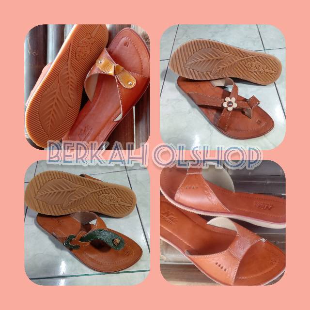 SANDAL WANITA  KULIT UKURAN JUMBO