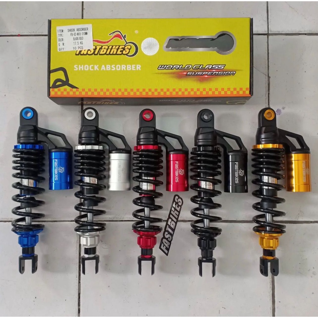 Shok breaker shockbreaker model Ktc klik tabung atas 330mm 310mm universal honda yamaha matic beat vario scoopy miio soul xeon dll