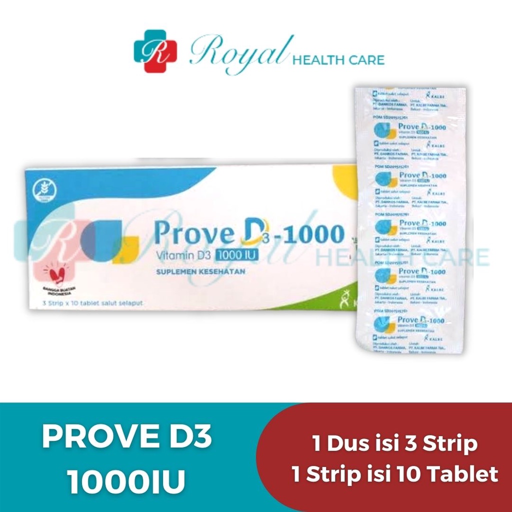 PROVE D3 1000IU STRIP 10 TABLET