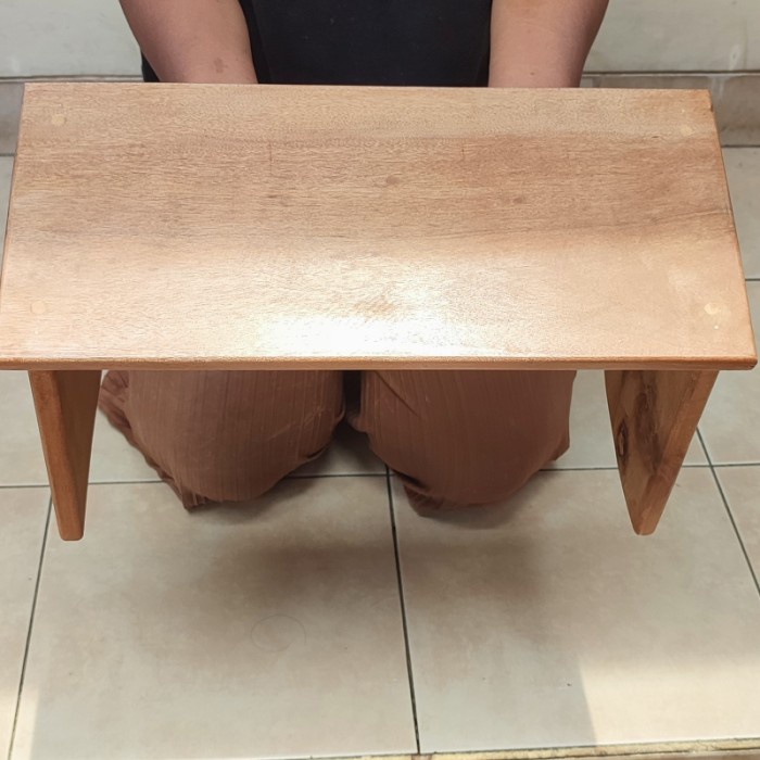 Kursi Kayu - Kursi Dingklik Kayu Yoga Bisa Untuk Meditasi