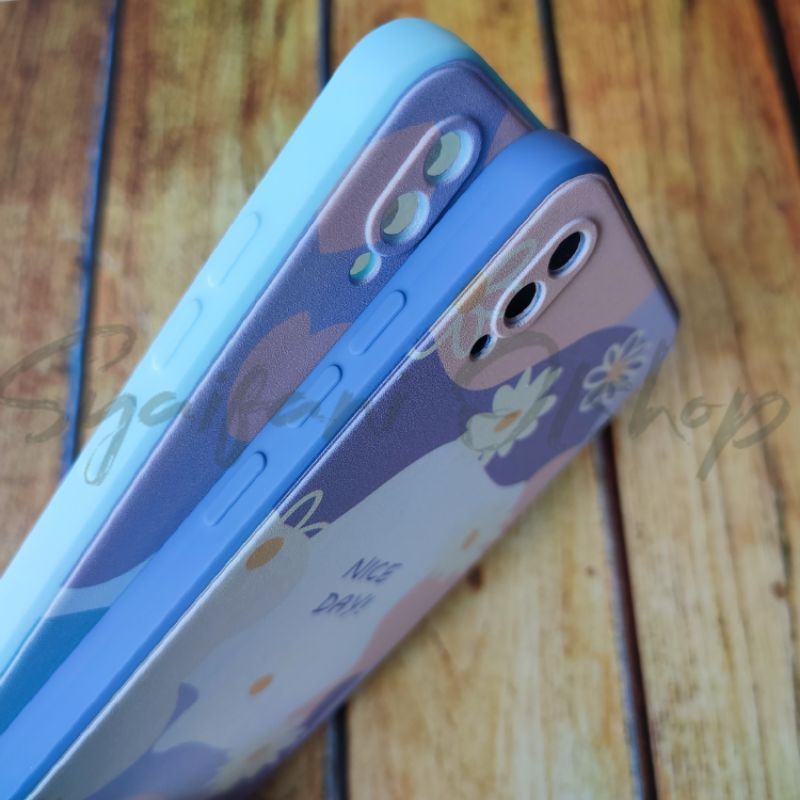 Softcase Vivo Y91C ( Vivo 1820 ) / Vivo Y1s ( Vivo 1929 ) Non Fingerprint Case Motif Flower Day