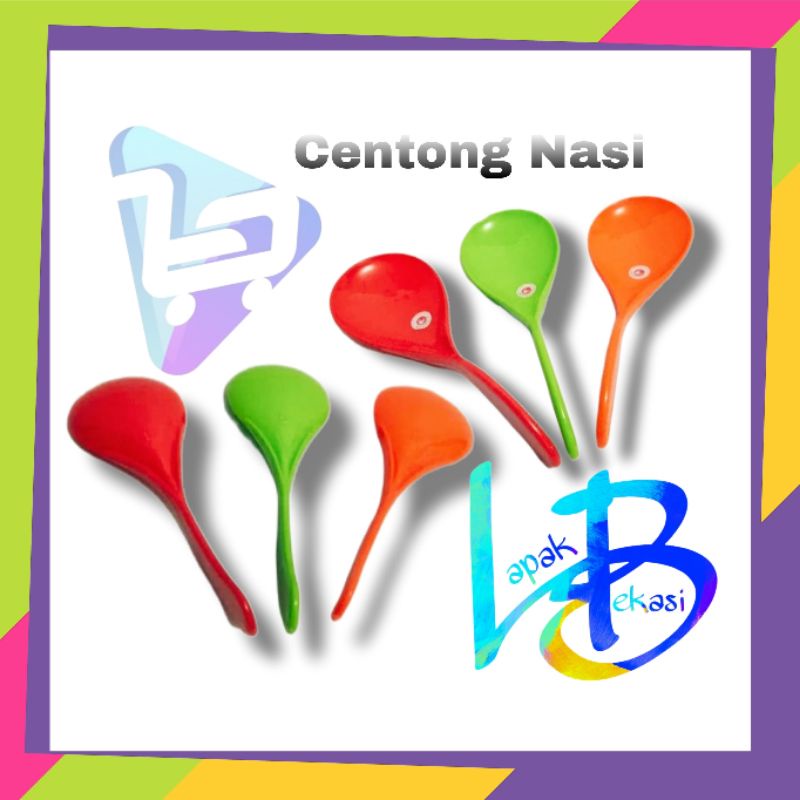 Centong Nasi Melamine Lucky Point Sendok Nasi Melamin