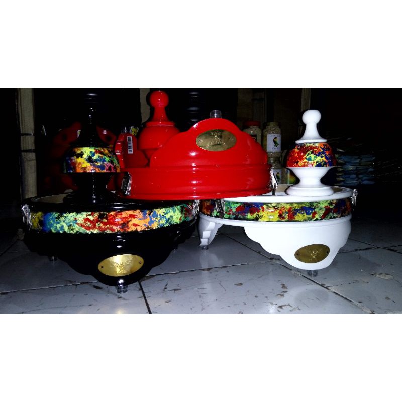 Tebok lovebird radja bahan jati merah ferari rainbow ferrari
