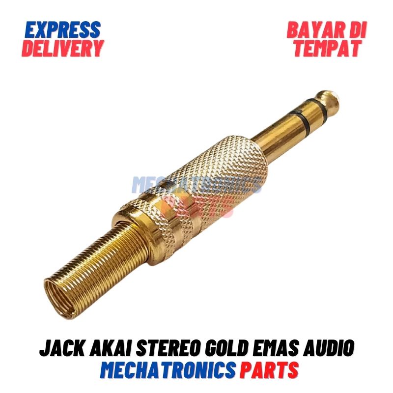 Jack Akai Stereo Gold Emas Audio