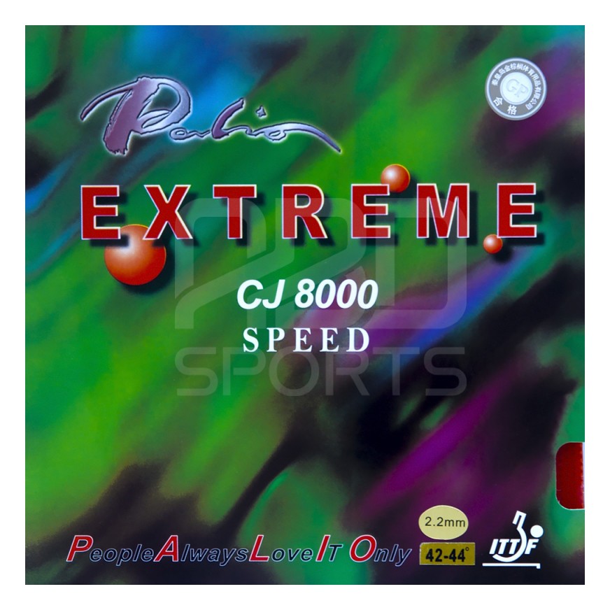 Karet Bet Palio CJ8000 Extreme Speed Pingpong Rubber Bat Tenis Meja