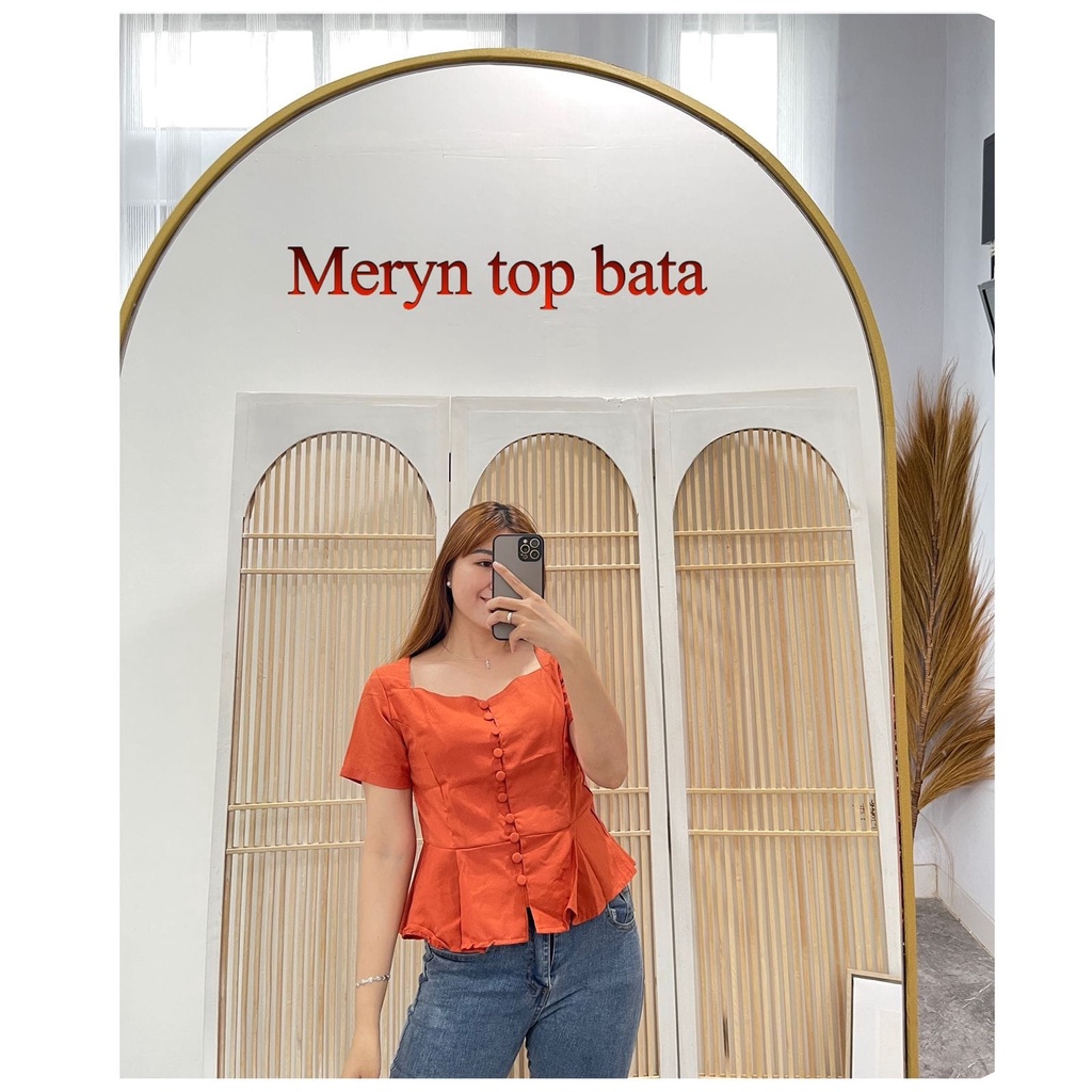 BF.ID -BISA COD /Blouse Meryn TOP /Blouse Kekinian /Blouse Rampel /Blouse Fashion