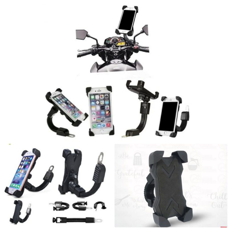 Holder HP Sepeda Motor Penyangga HP Sepeda Motor Ojek Online