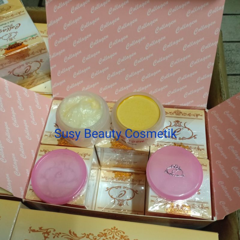 [ isi 12 Lusin ] Cream Collagen Import Original 2in1