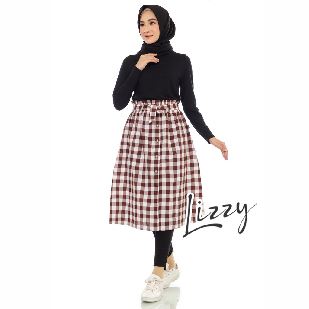 Lizzy - MIDI SKIRT SQUARE