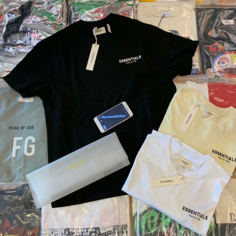 ESSENTIALS FEAR OF GOD CALIFORNIA FOTO T-SHIRT