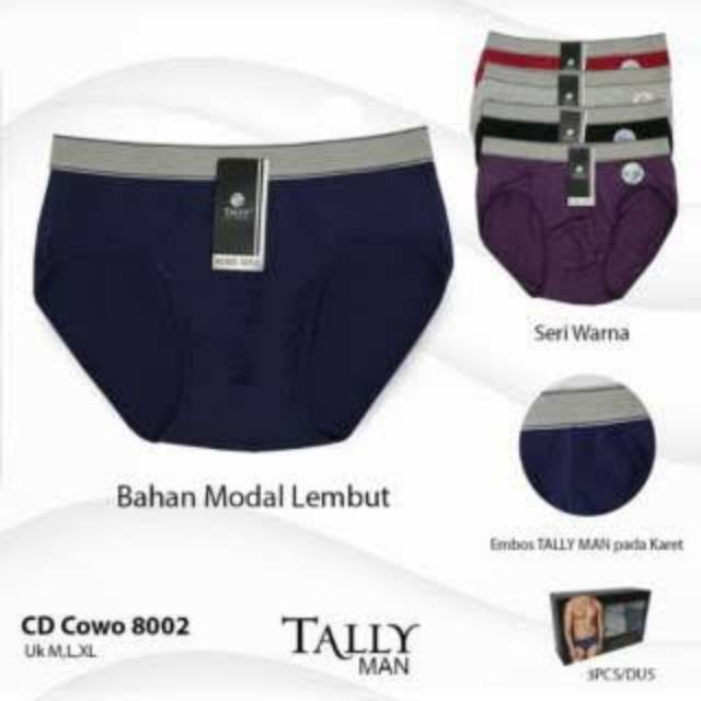 CELANA DALAM PRIA TALLY 8002 TERMURAH