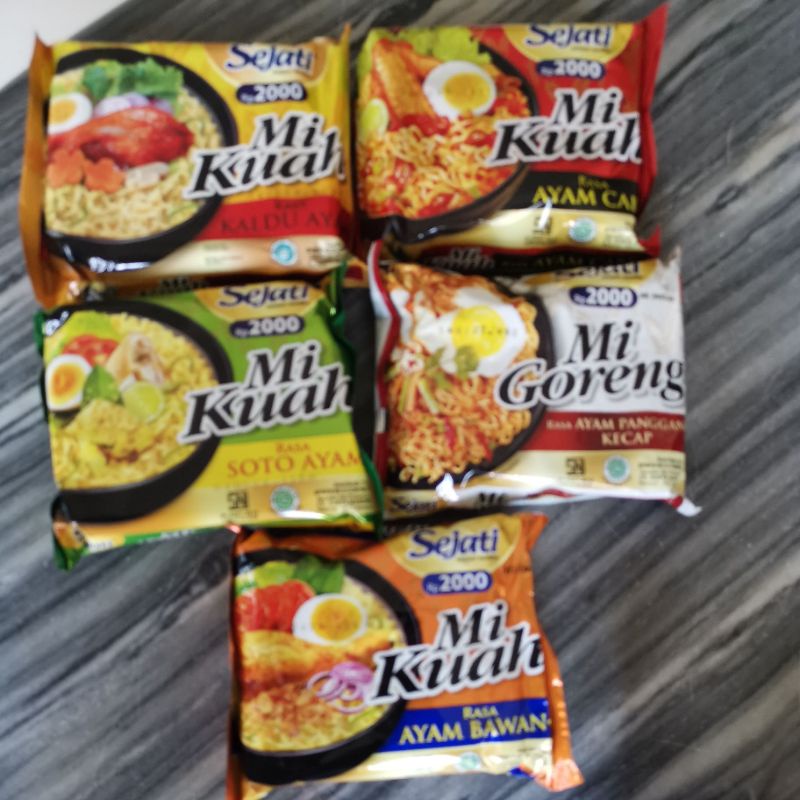 

Mie Goreng / Kuah Sejati {5 pak}