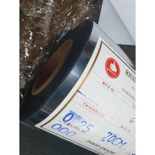 Plastik Mika Kaku L=70cm T=0.25mm, Kotak Box Bening, FOOD GRADE, RIGID-1