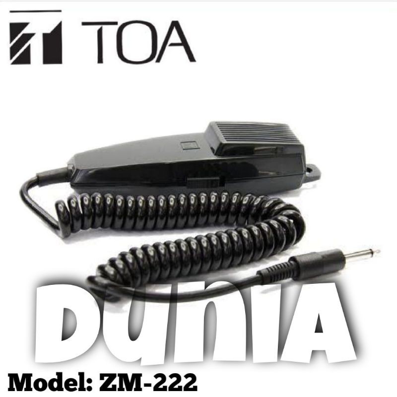 Microphone Paging Toa ZM 222 Original Dynamic Toa ZM-222