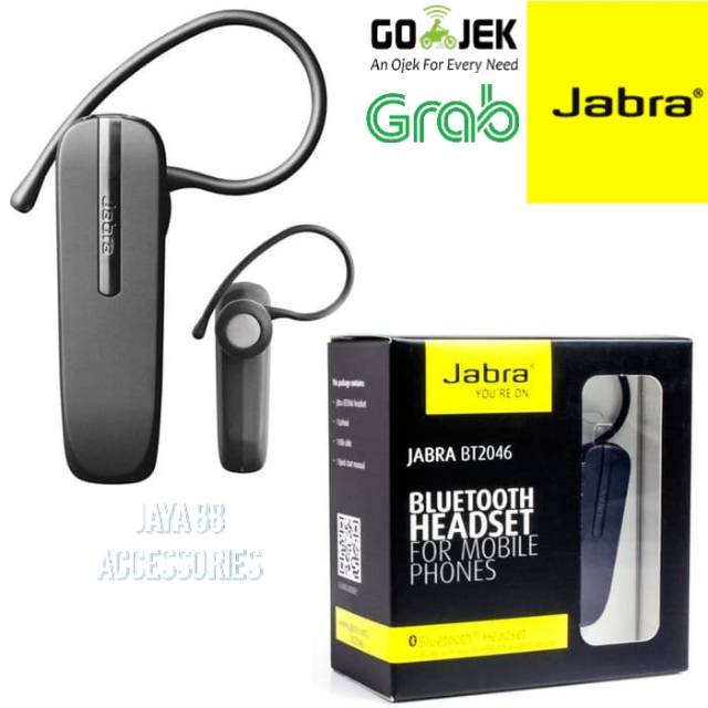 Jual JABRA BT2046 BLUETOOTH HEADSET 100 ORIGINALBLACK Shopee Indonesia
