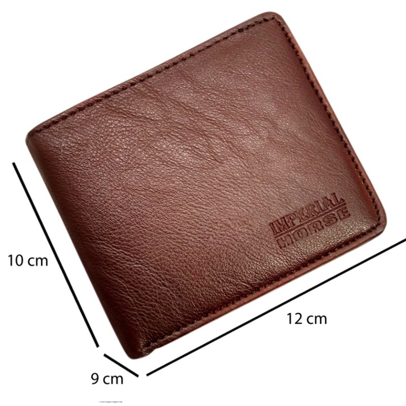 6.6 Shopee Belanja Gratis!! Promo Diskon Dompet Pria IMPERIAL MP55 Kulit Asli Dompet Lipat Dua Material Kulit Original