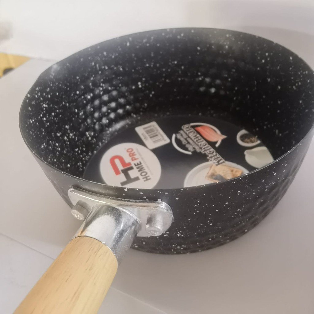 Panci susu panci mie alumunium tebal Home Pro Marble / Marble Sauce pan (harga per pcs)