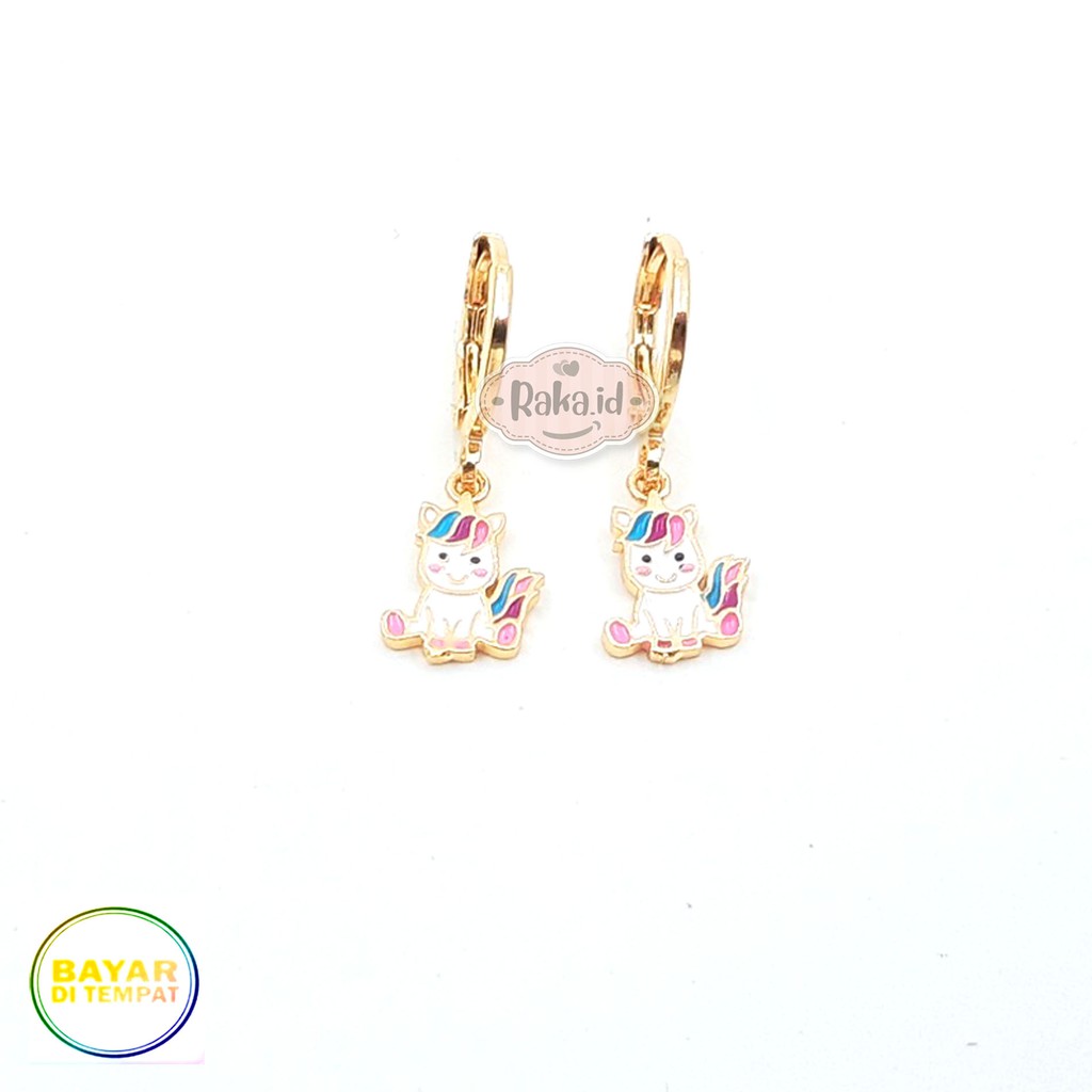 Anting Clip / Klip / Anting Anak Baby Unicorn Perhiasan Aksesoris Anak 757