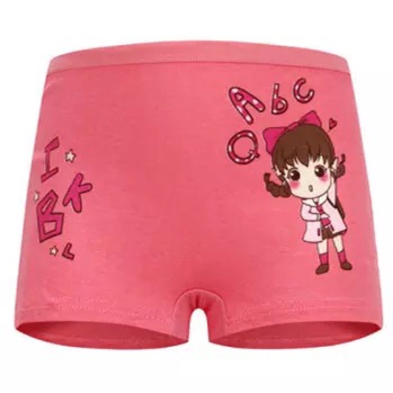 Celana Dalam Boxer Anak Perempuan Bahan Katun Import isi 4 in 1 Set Celana Dalam Anak Segiempat Bahan Katun Celana Dalam Anak Perempuan Murah Kolor Anak Cewe