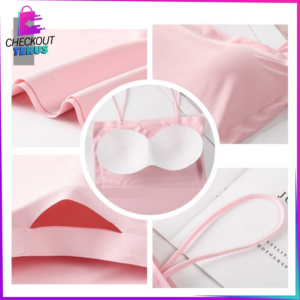 CT P71 72 Pakaian Dalam Atasan Wanita Bra Kembem Seamless Tangtop Wanita Tanpa Kawat Pakaian Dalam BH Tangtop Wanita