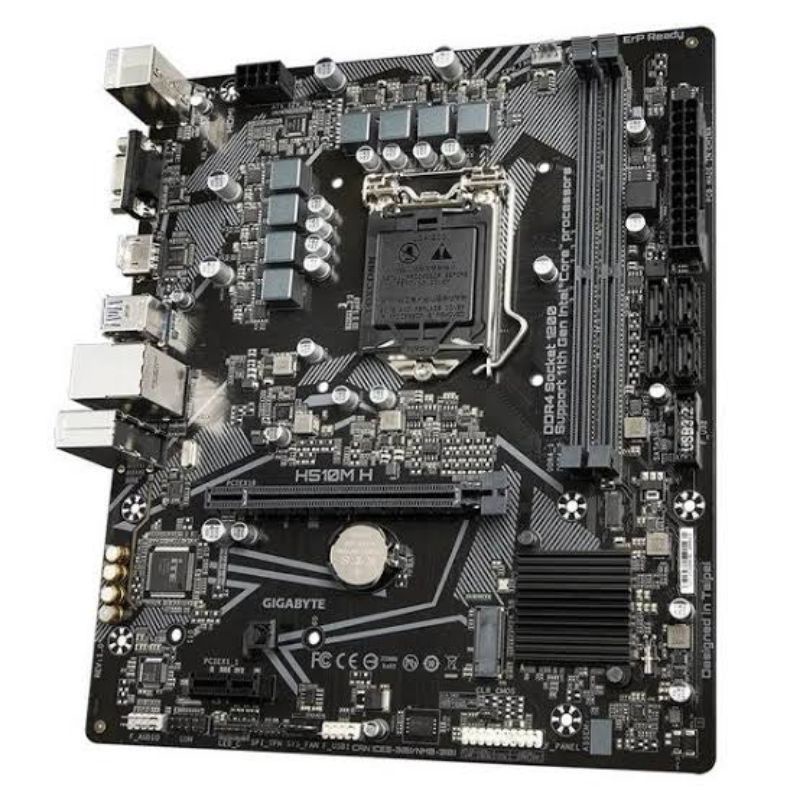 Mobo Motherboard H510 GIGABYTE H510M H LGA1200 DDR4