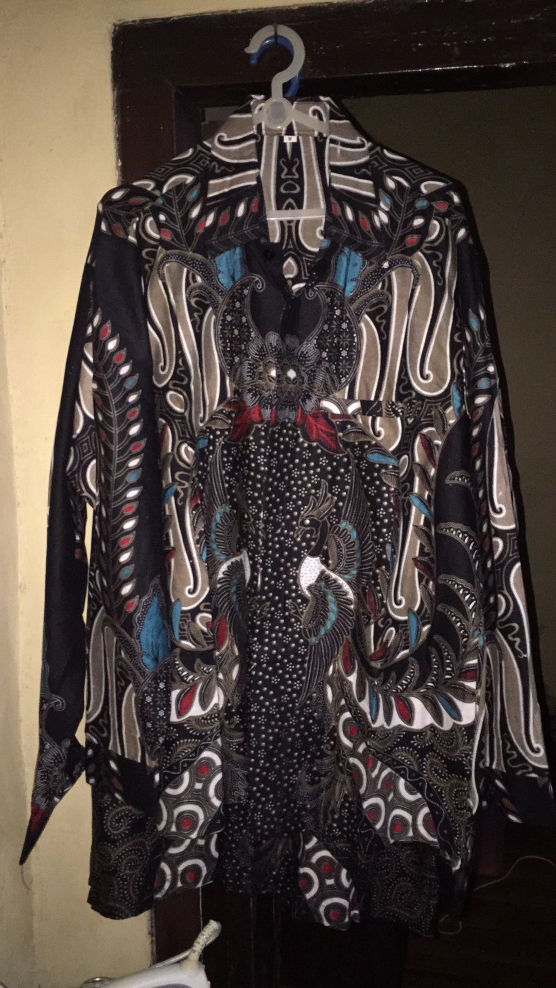 Kemeja Batik Pria Big Size 4l-5l Atasan Baju Batik Hem Pria Jumbo Lengan Panjang Pr-tt