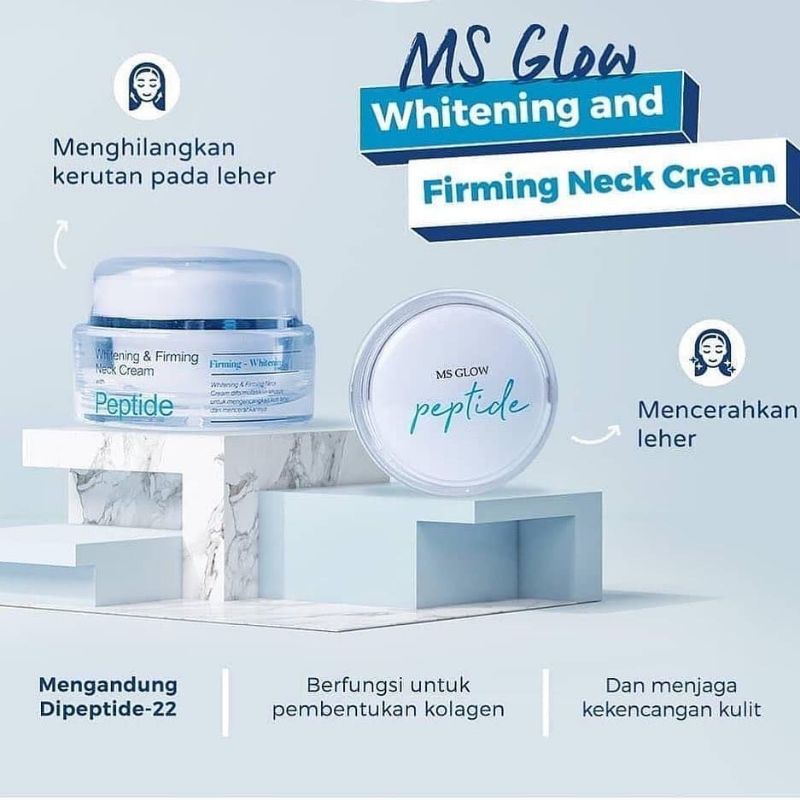 MSGLOW NECK CREAM PEPTIDE / MS GLOW KRIM LEHER