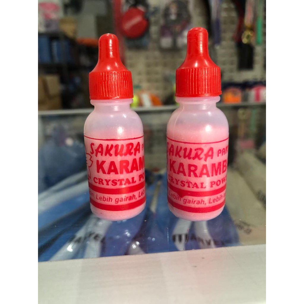 Bedak Kristal Karambol sakura kasar merah