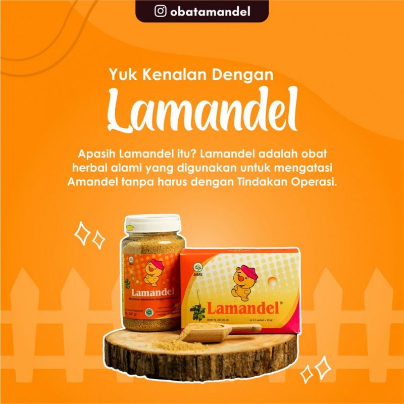 Lamandel 12 Sacet - Lamandel Botol 200 gram