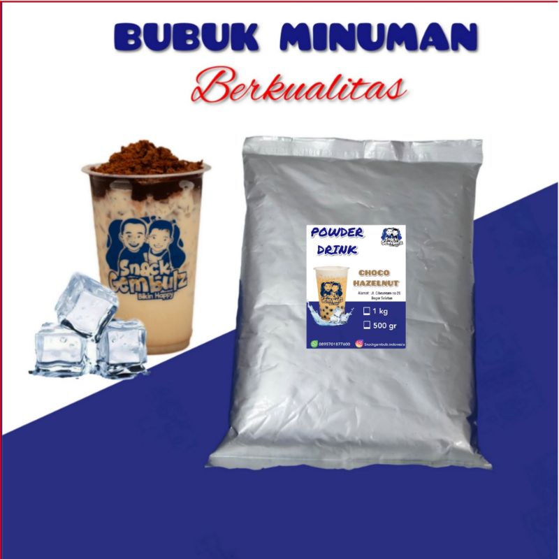 

Bubuk Minuman Choco Hazelnut / Serbuk minuman coklat hazelnut / Powder drink Choco hazelnut