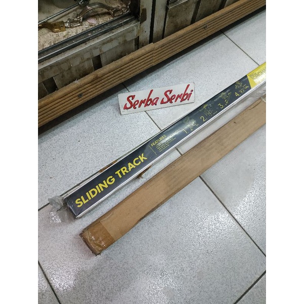 (REL SLIDING) Rel pintu aluminium geser sliding rail