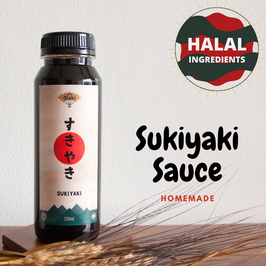 

[HALAL] Sukiyaki Sauce | Dapur Oishi | Saus Homemade Masakan Jepang Bumbu