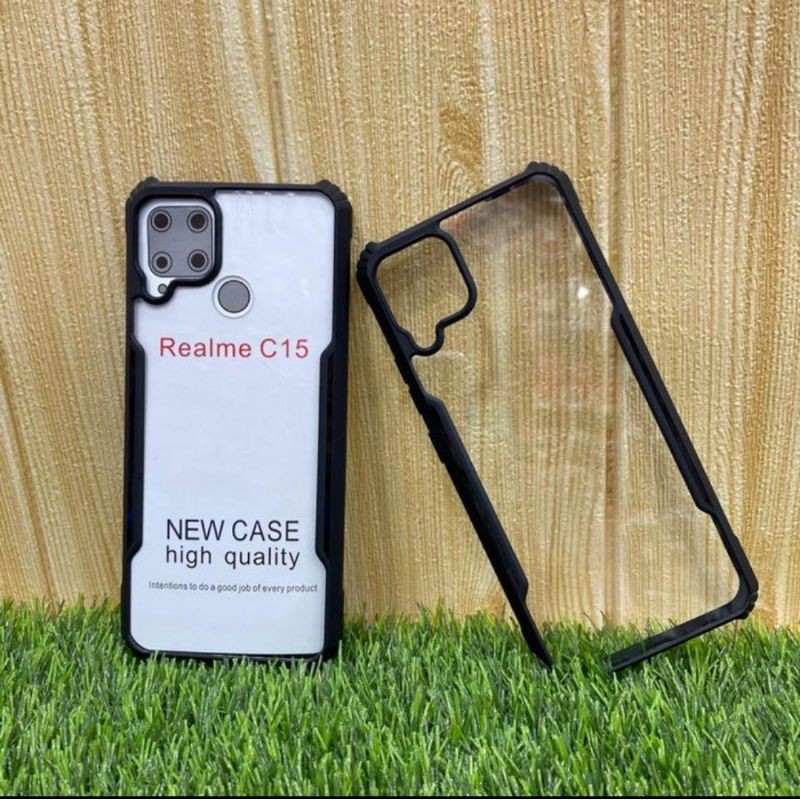 Softcase Clear Armor Bumper Transparant Realme C15