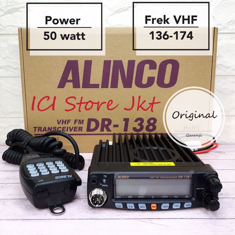 ALINCO DR138 Radio Rig VHF