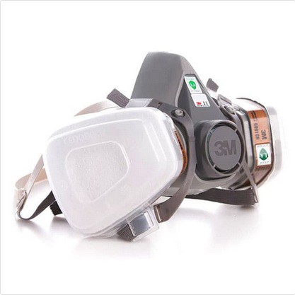 3M Masker Gas Respirator Masker Cat Masker Lab - 6200 3M