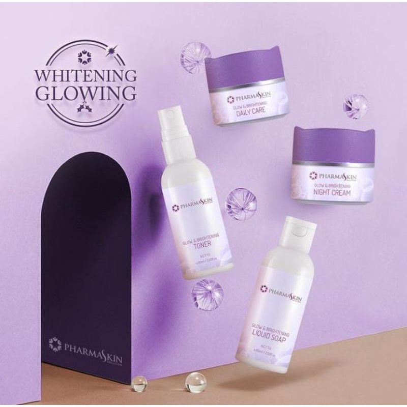 Pharmaskin paket whitening glowing series by pharmaskin