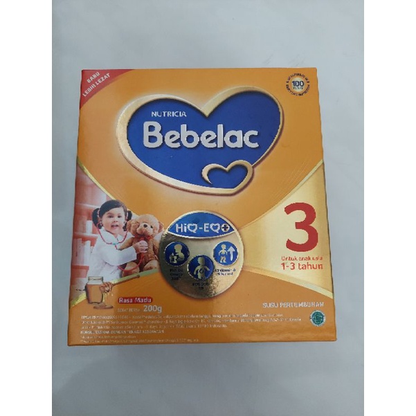 Susu Formula Bebelac 3 rasa madu 200 gram 200gr