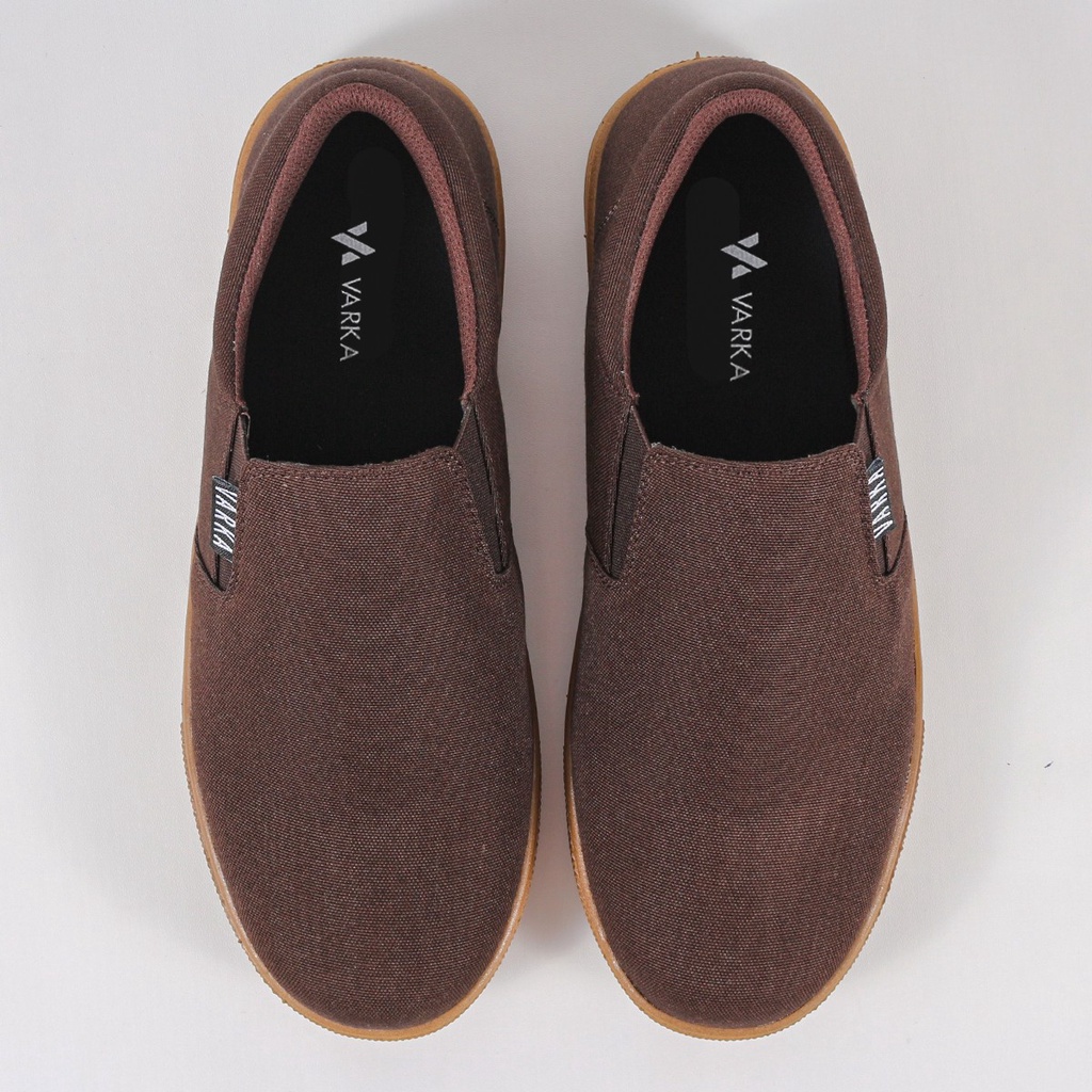 Sepatu Slip On Pria V 44812 Model Terbaru Brand Varka Sepatu Casual Santai Jalan Murah Berkualitas