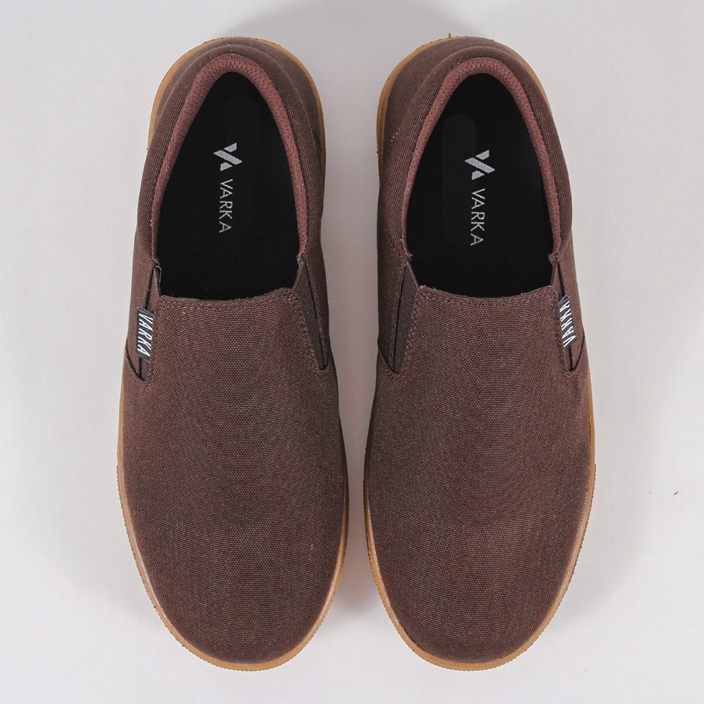 Sepatu Slip On Pria V 44812 Model Terbaru Brand Varka Sepatu Casual Santai Jalan Murah Berkualitas