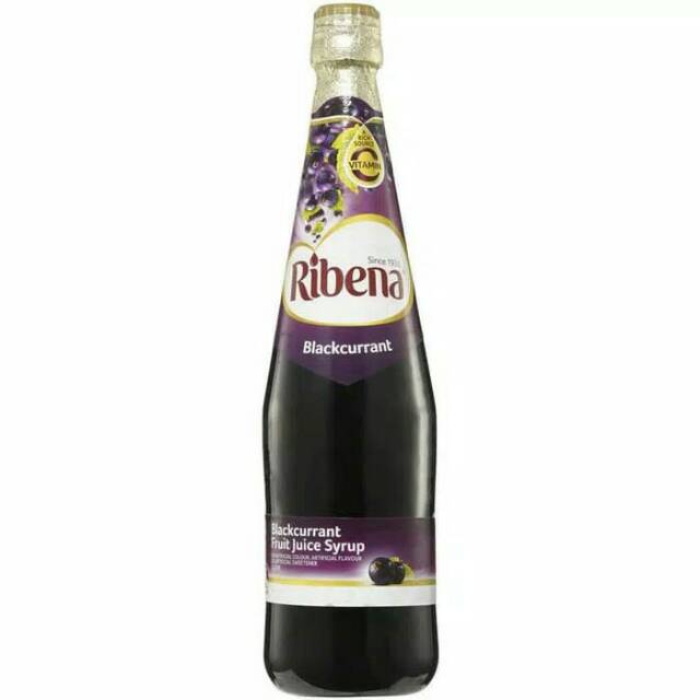 Sirup Ribena Blackcurrant 1ltr Malaysia
