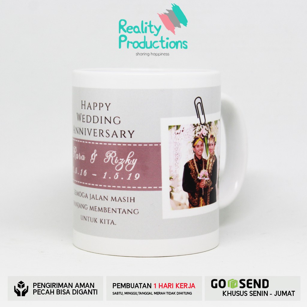 Mug Foto untuk Hadiah Anniversary