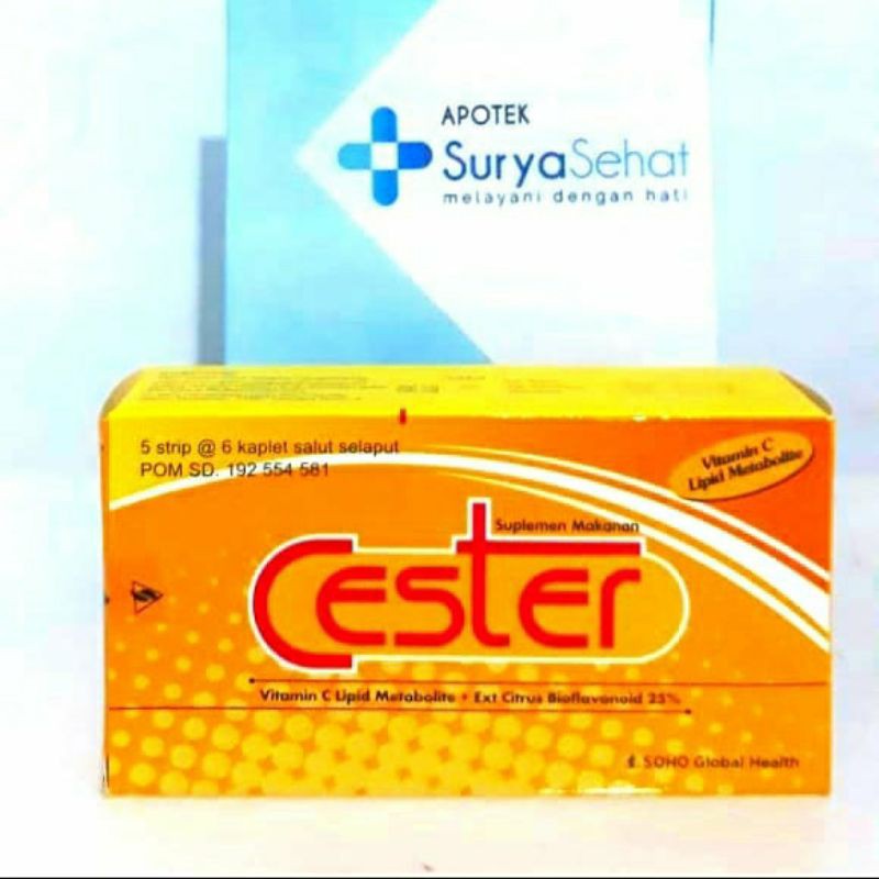 Cester Vitamin C isi 30 kaplet