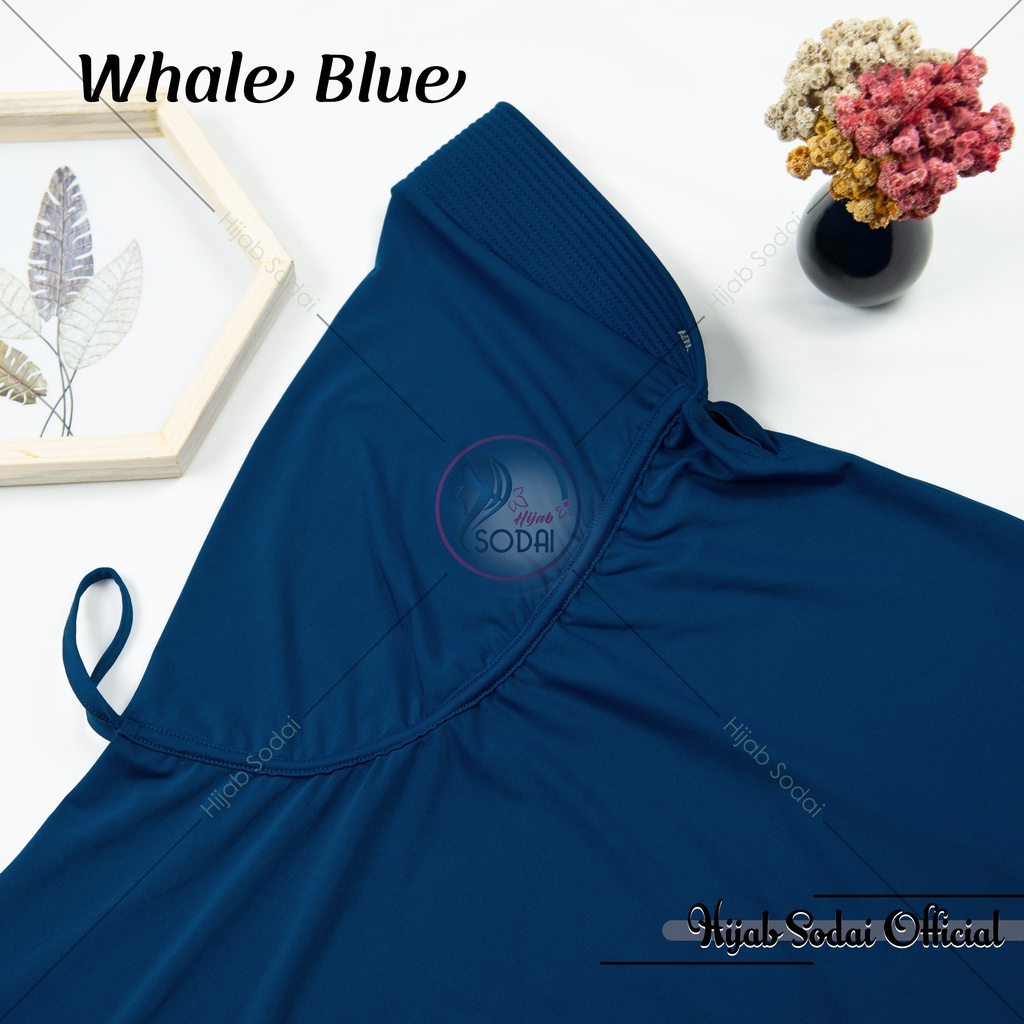 KHIMAR SERUT JOKOWI M | BERGO ADIBA UKURAN M-Whale Blue