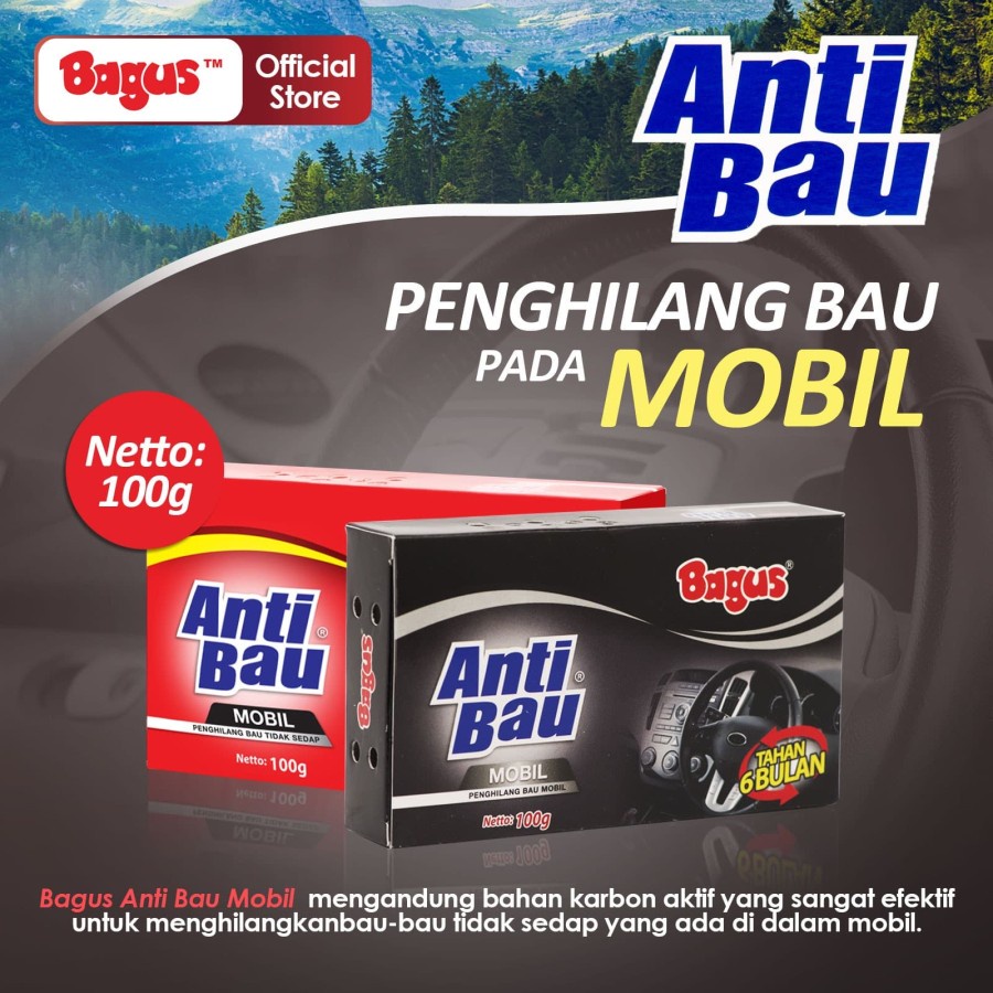 TWIN PACK - Bagus Anti Bau / Serap Bau Mobil 100 gr