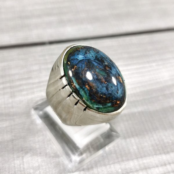 CINCIN BATU AKIK NATURAL GARUT CIKOLAK SERAT TEMBAGA COLLECTOR ITEM Ist 18