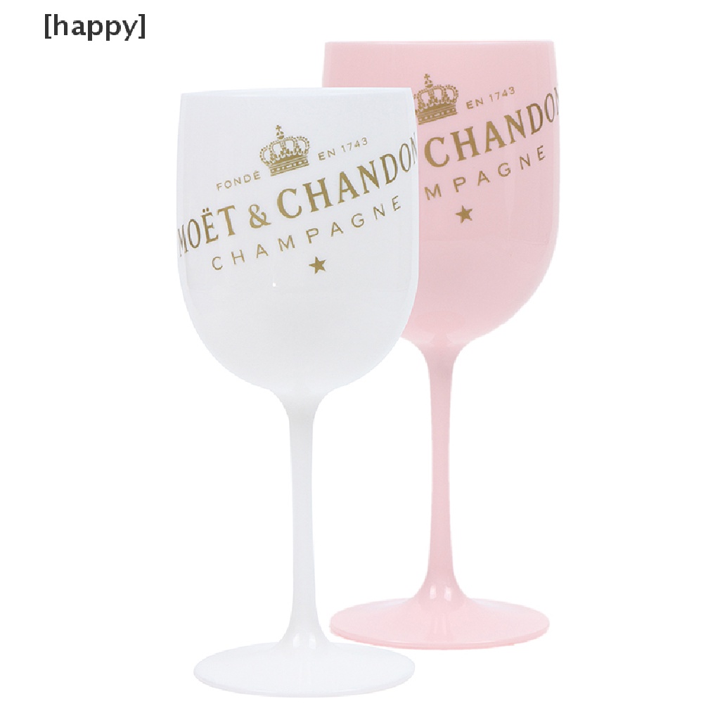 Gelas Champagne Dan Wine Warna Putih Untuk Pesta