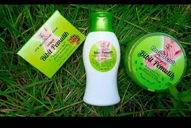 PAKET BIBIT PEMUTIH SYB ORIGINAL - SABUN, LOTION &amp; BODY SCRUB