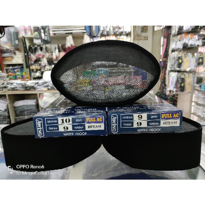 Peci Hitam S Full Ac Tinggi 8,9,10