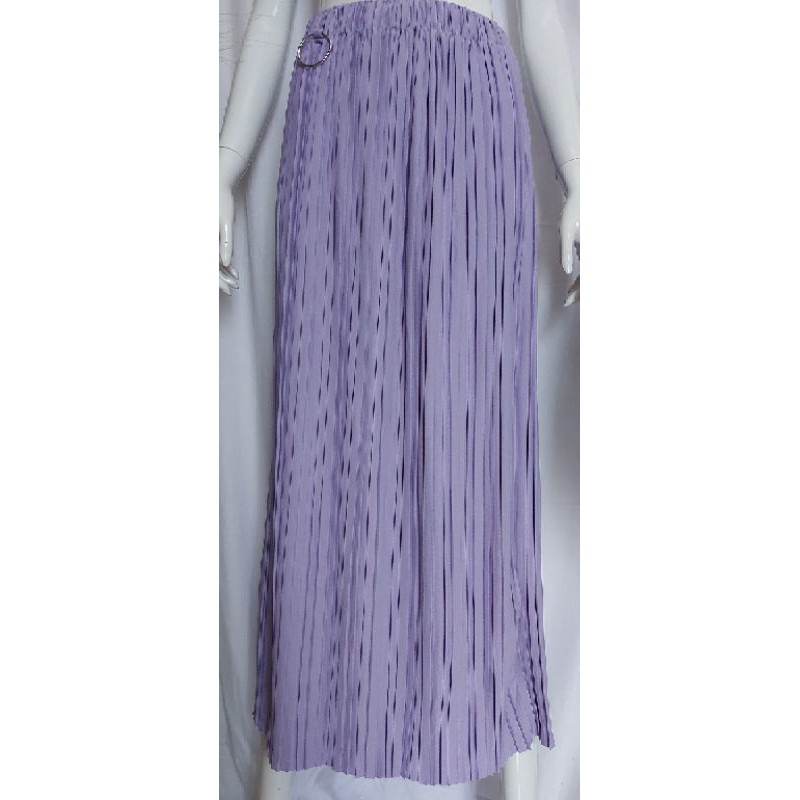 Rok plisket lilac